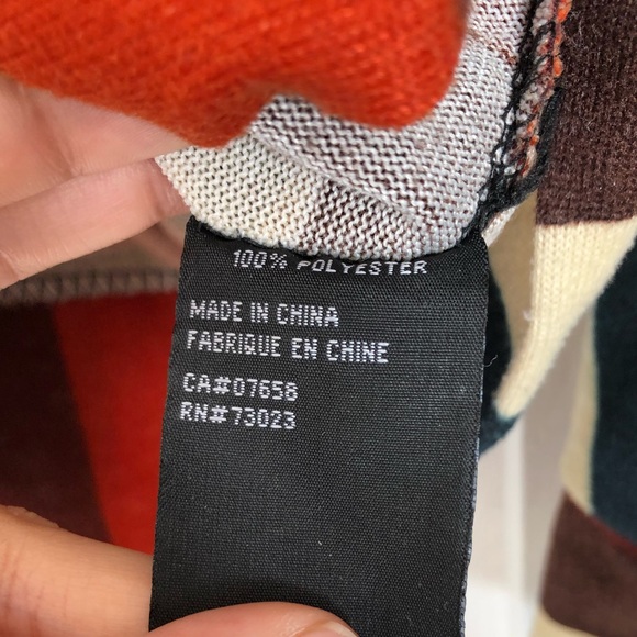 Striped Turtle Neck Knit Top - Picture 5 of 5